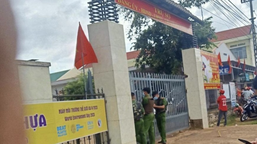 Bắt giữ 6 đối tượng dùng súng tấn công trụ sở công an xã ở Đắk Lắk